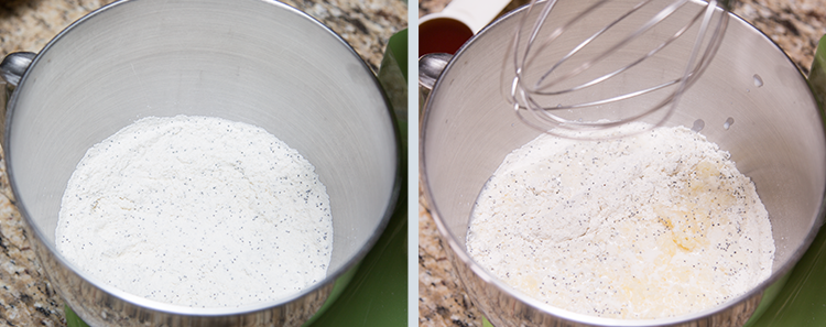 Poppy Seed Muffin: Making the batter