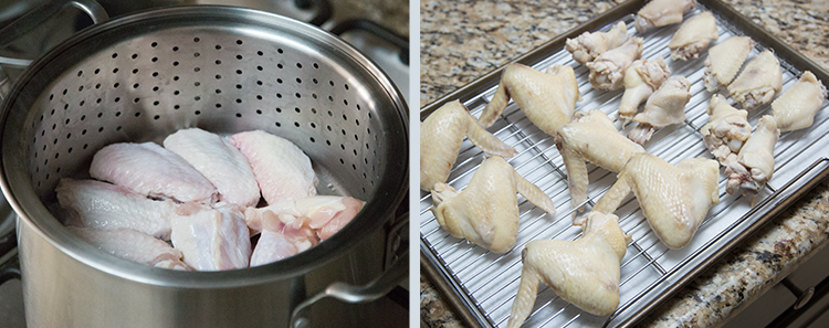 Shinada's Chicken Wings: Steaming Wings