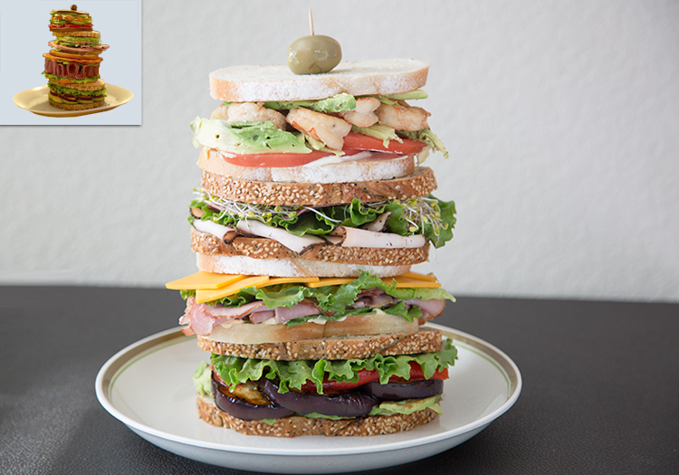 Final Fantasy XV: Stacked Ham Sandwich